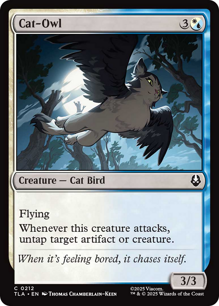 Cat-Owl - Common Creature — Cat Bird card from Avatar: The Last Airbender