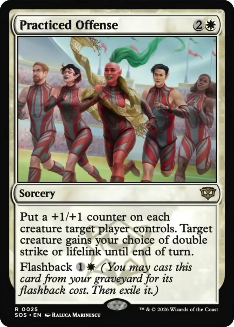 Practiced Offense - Rare Sorcery card from Secrets of Strixhaven