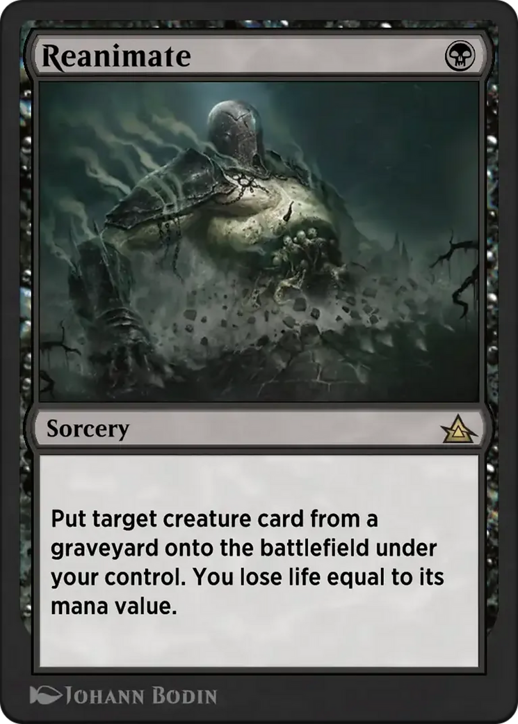Reanimate - Rare Sorcery card from Through the Omenpaths Bonus Sheet