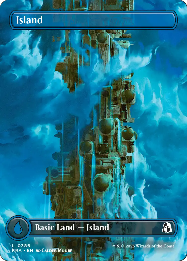 Island - Common Basic Land — Island card from Reality Fracture