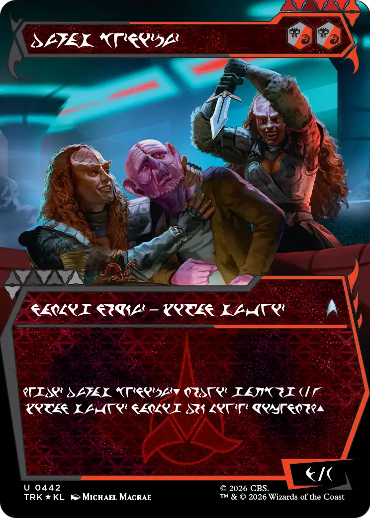 The Duras Sisters - Uncommon Legendary Creature — Klingon Warrior card from Star Trek