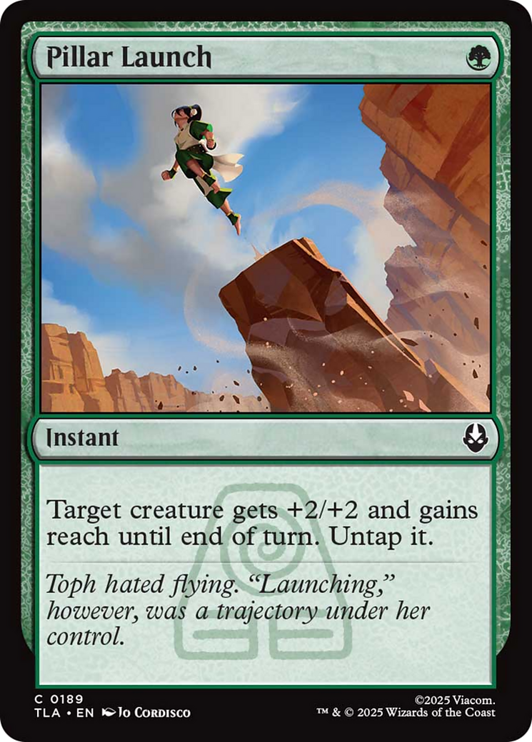 Pillar Launch - Common Instant card from Avatar: The Last Airbender