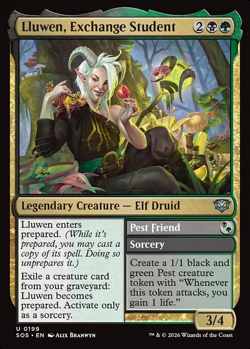 Lluwen, Exchange Student // Pest Friend