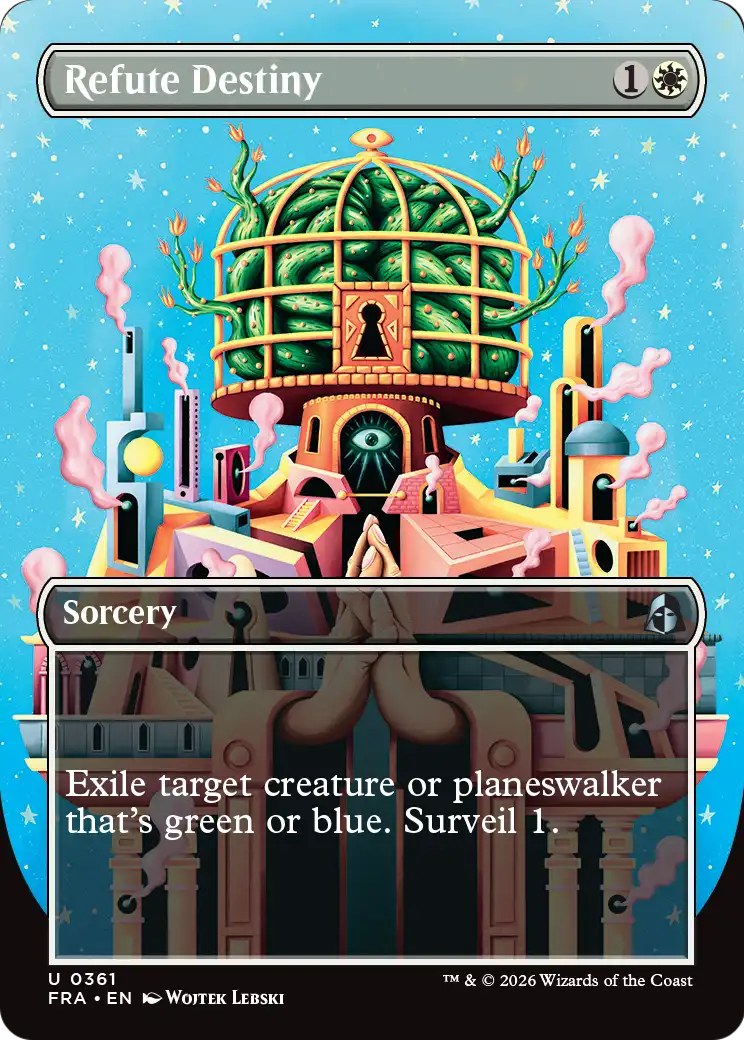 Refute Destiny - Uncommon Sorcery card from Reality Fracture