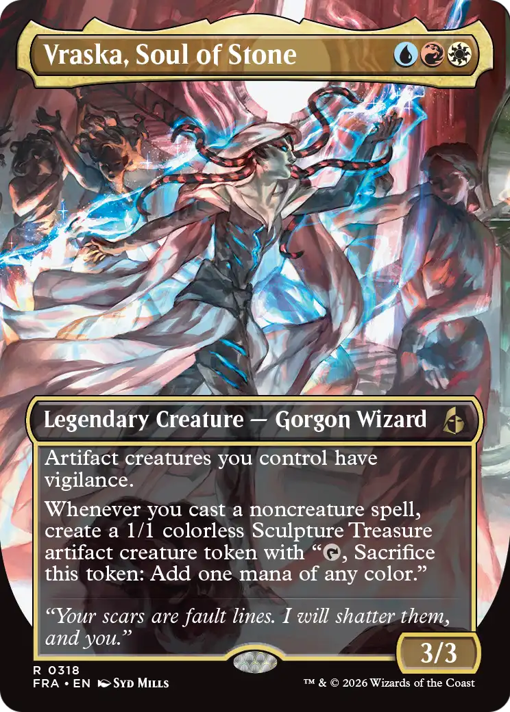 Vraska, Soul of Stone - Rare Legendary Creature — Gorgon Wizard card from Reality Fracture