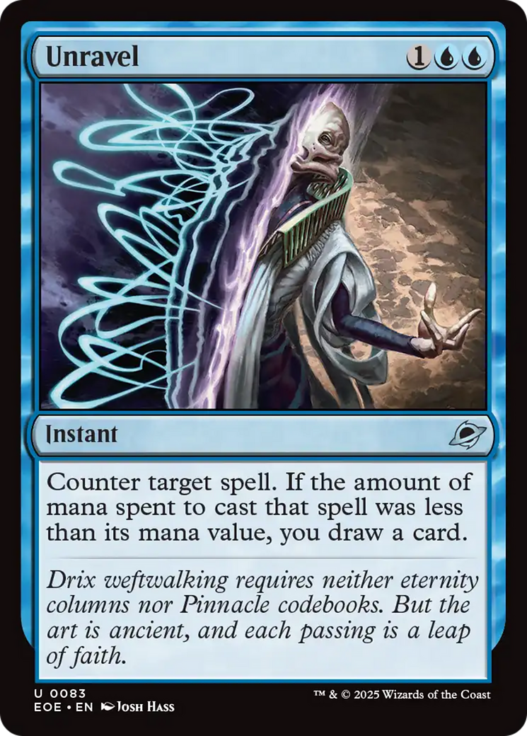 Unravel - Uncommon Instant card from Edge of Eternities