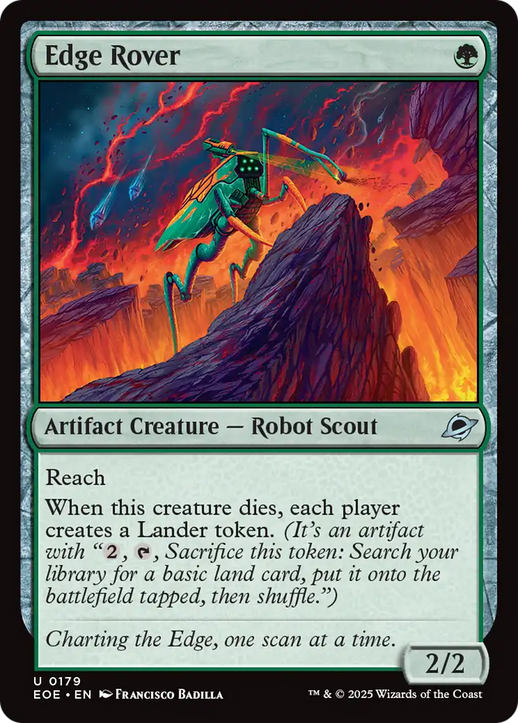 Edge Rover - Uncommon Artifact Creature — Robot Scout card from Edge of Eternities