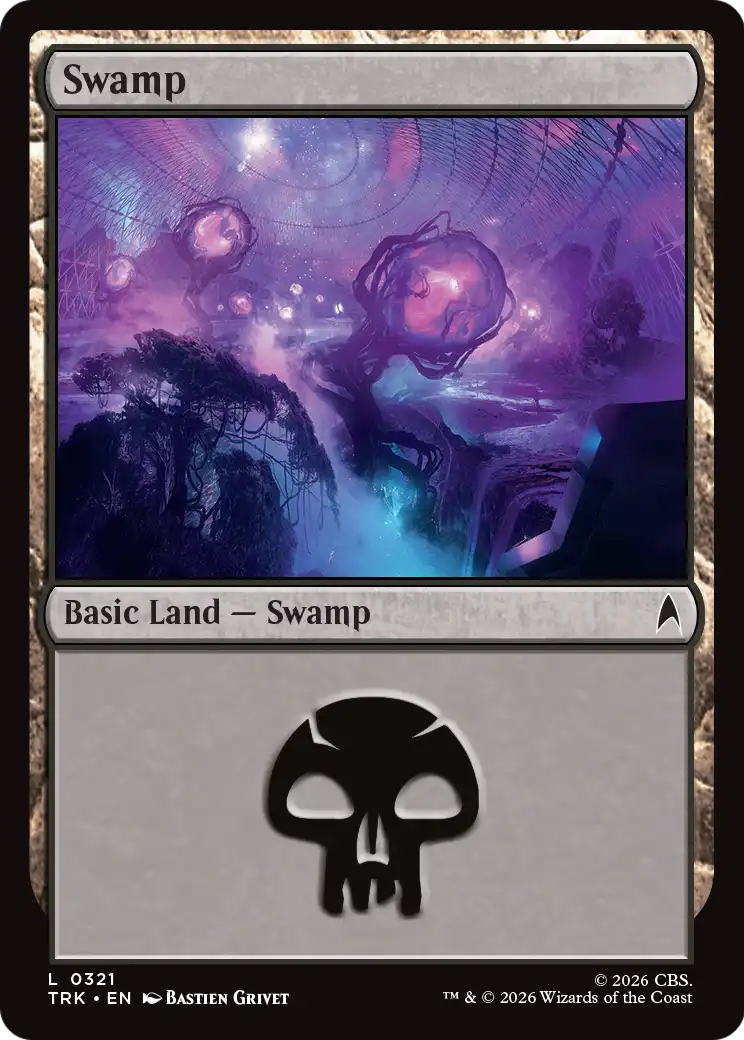 Swamp - Common Basic Land — Swamp card from Star Trek