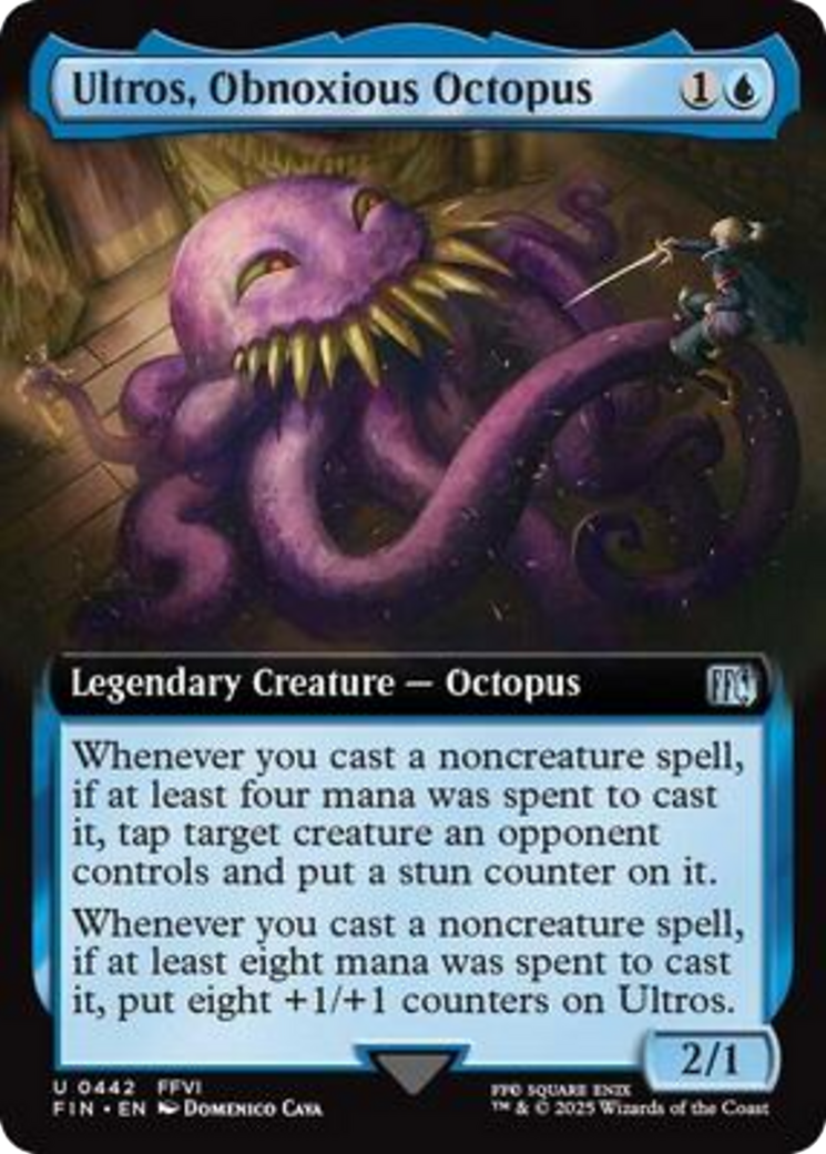 Ultros, Obnoxious Octopus - Uncommon Legendary Creature — Octopus card from Final Fantasy