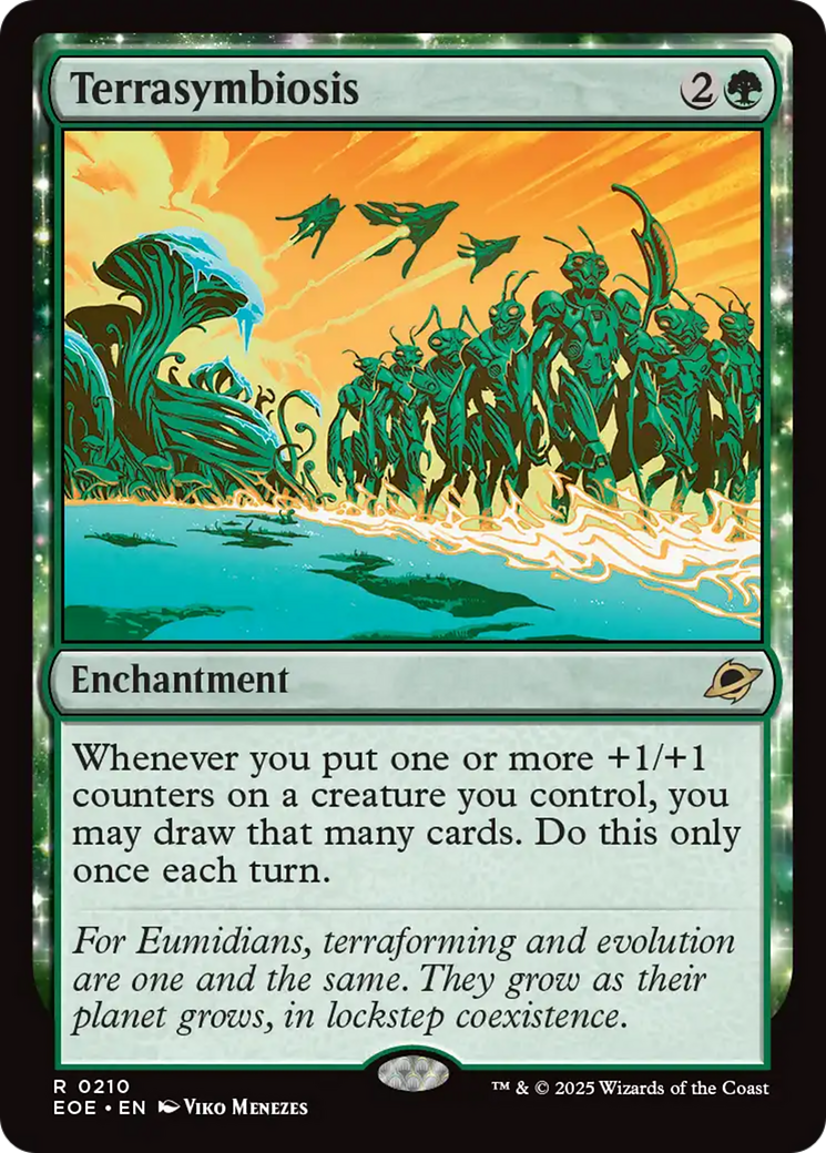 Terrasymbiosis - Rare Enchantment card from Edge of Eternities