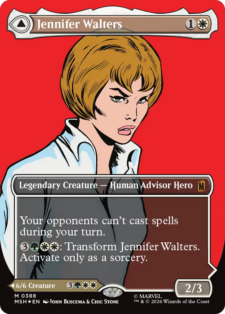 Jennifer Walters // The Sensational She-Hulk - Mythic Legendary Creature — Gamma Hero card from Marvel Super Heroes