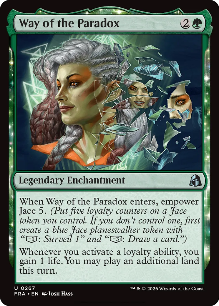 Way of the Paradox - Uncommon Legendary Enchantment card from Reality Fracture