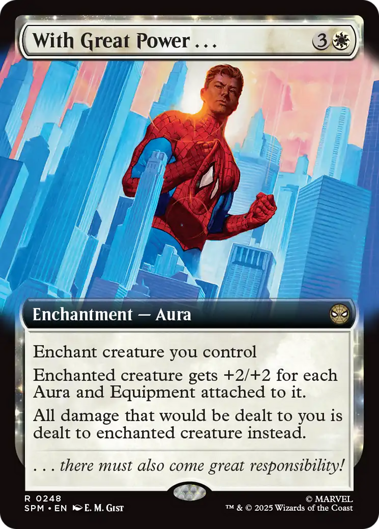 With Great Power... - Rare Enchantment — Aura card from Marvel's Spider-Man