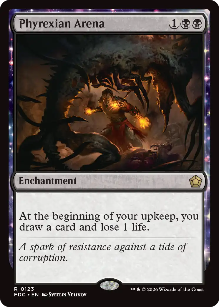 Phyrexian Arena - Rare Enchantment card from Foundations Commander