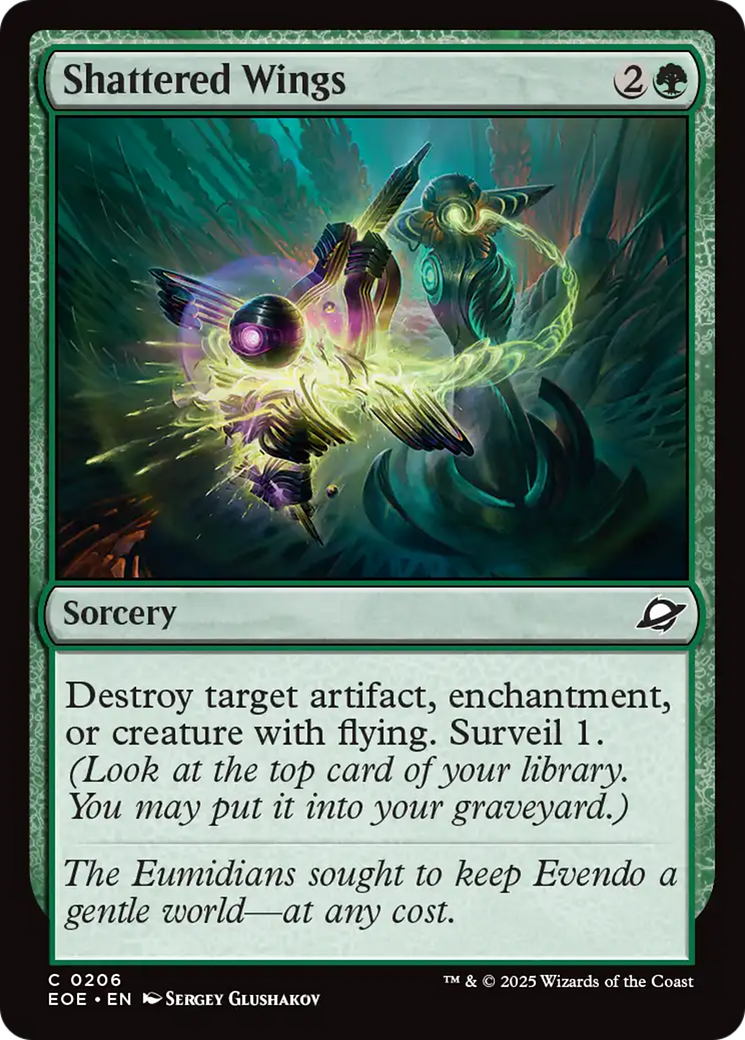 Shattered Wings - Common Sorcery card from Edge of Eternities
