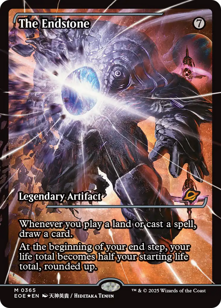 The Endstone - Mythic Legendary Artifact card from Edge of Eternities