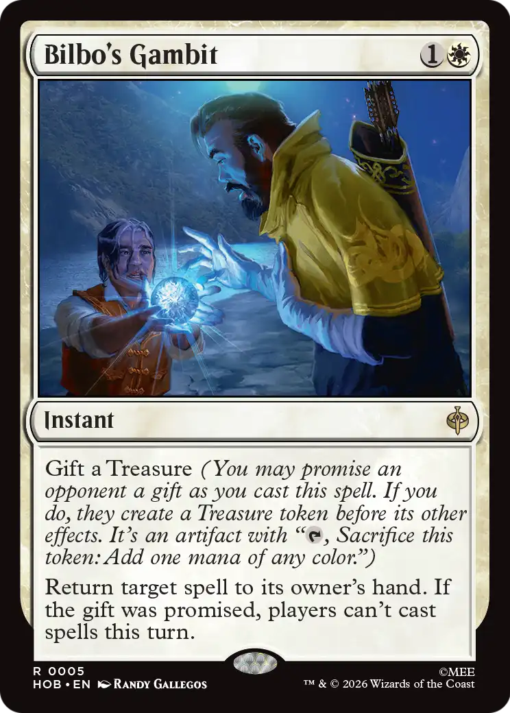 Bilbo's Gambit - Rare Instant card from The Hobbit