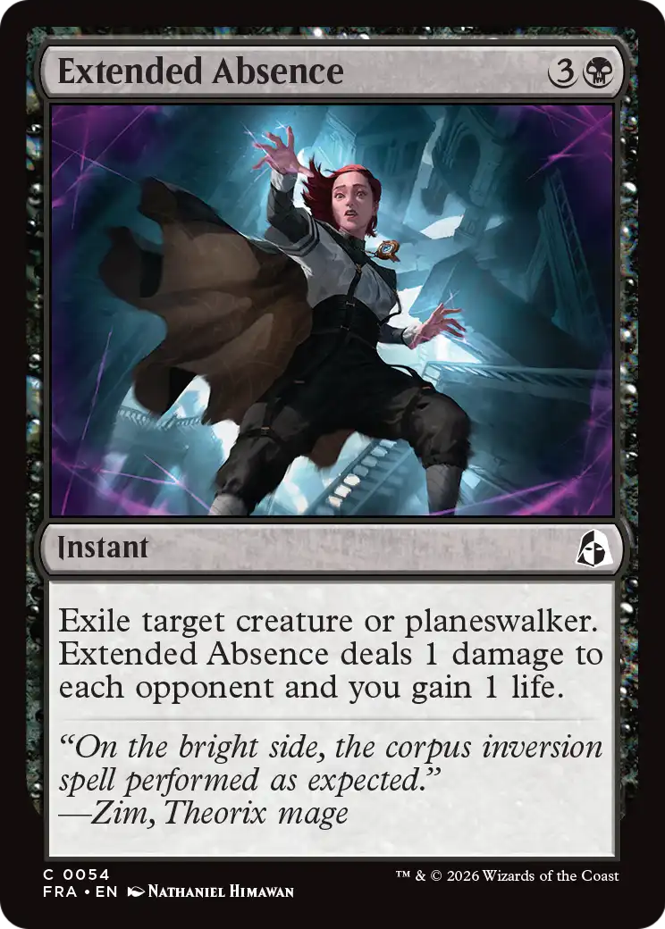 Extended Absence - Common Instant card from Reality Fracture