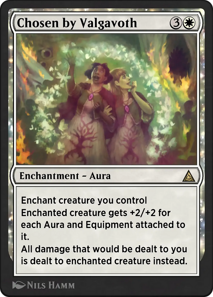With Great Power... - Rare Enchantment — Aura card from Through the Omenpaths