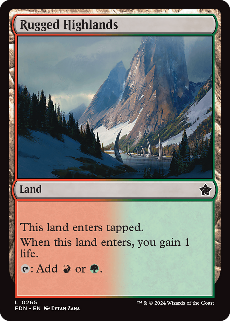 Image of card Rugged Highlands