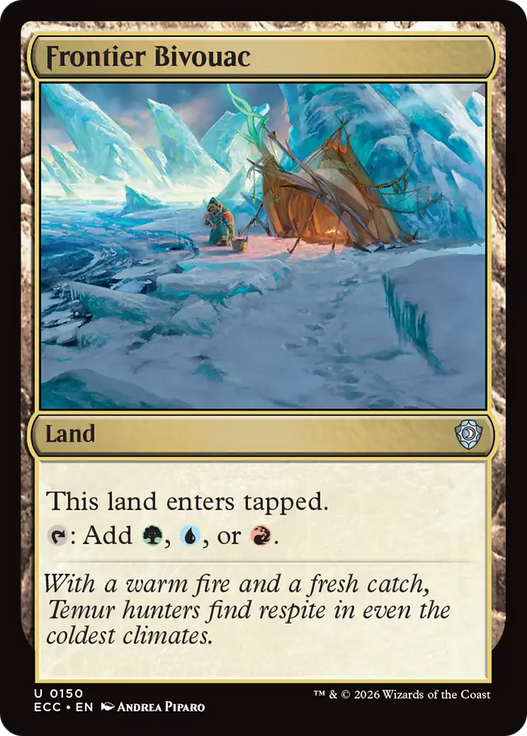 Frontier Bivouac - Uncommon Land card from Lorwyn Eclipsed Commander