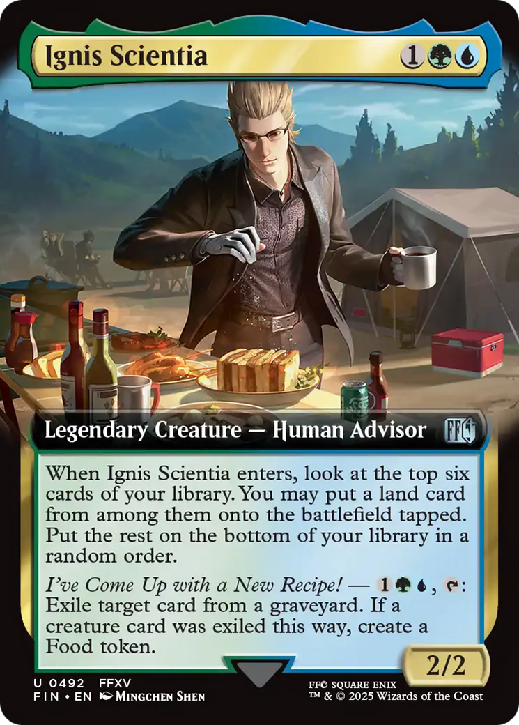 Ignis Scientia - Uncommon Legendary Creature — Human Advisor card from Final Fantasy