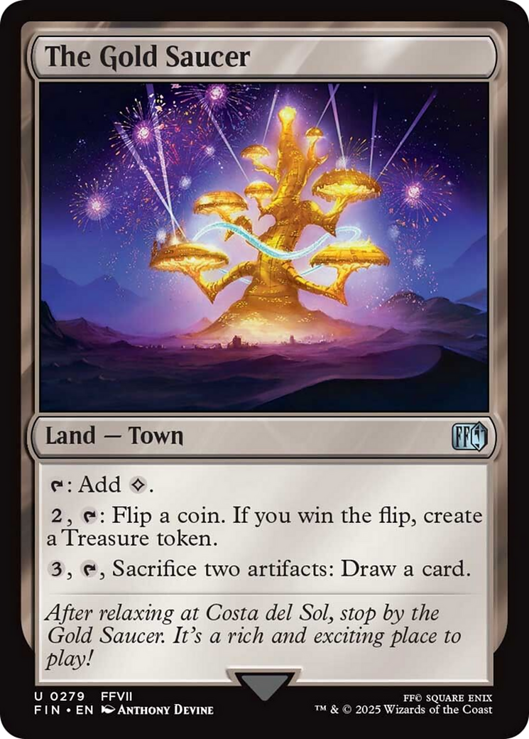 The Gold Saucer - Uncommon Land — Town card from Final Fantasy