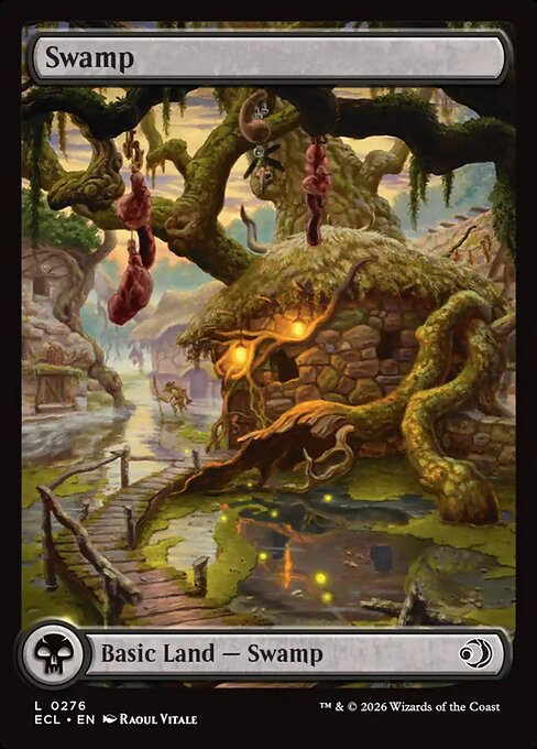 Swamp - Common card from Lorwyn Eclipsed
