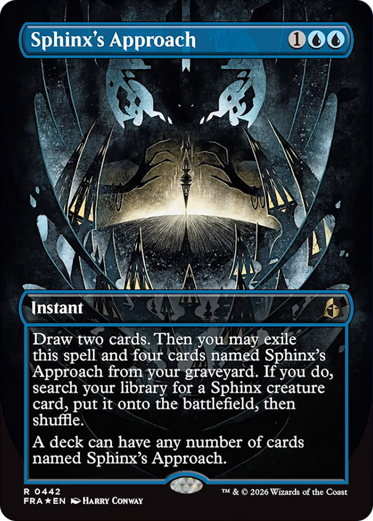 Sphinx's Approach - Rare Instant card from Reality Fracture