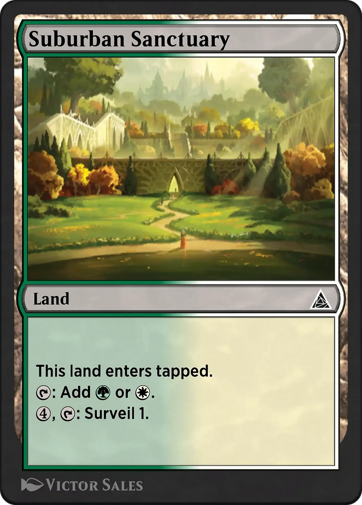 Suburban Sanctuary - Common Land card from Through the Omenpaths
