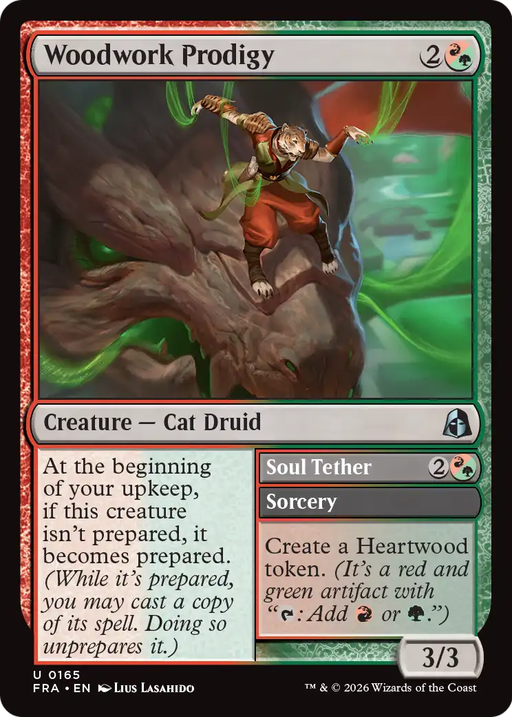 Woodwork Prodigy // Soul Tether - Uncommon Sorcery card from Reality Fracture