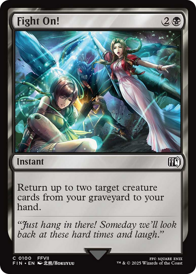 Fight On! - Common Instant card from Final Fantasy