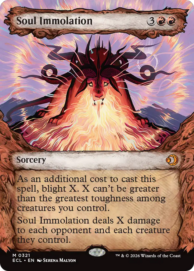Soul Immolation - Mythic Sorcery card from Lorwyn Eclipsed