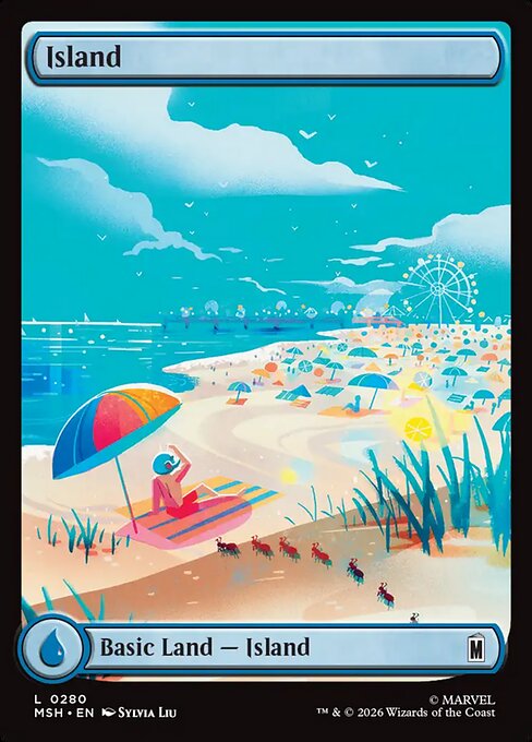 Island - Common card from Marvel Super Heroes