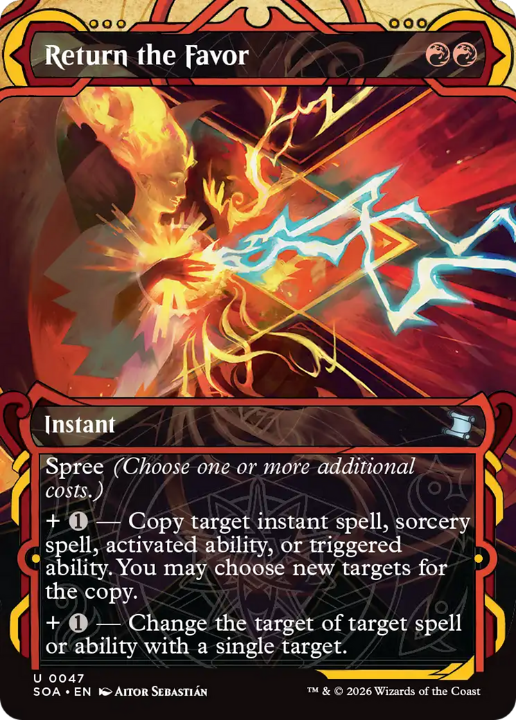 Return the Favor - Uncommon Instant card from Secrets of Strixhaven Mystical Archive