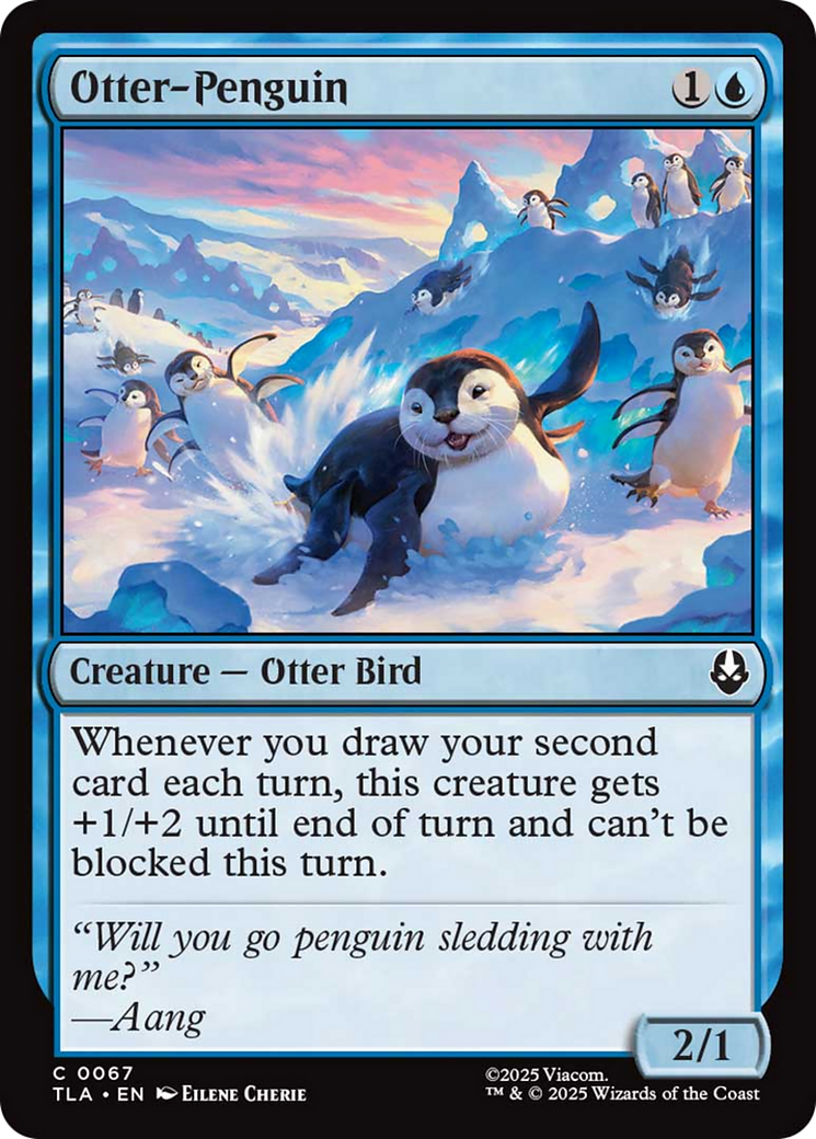 Otter-Penguin - Common Creature — Otter Bird card from Avatar: The Last Airbender