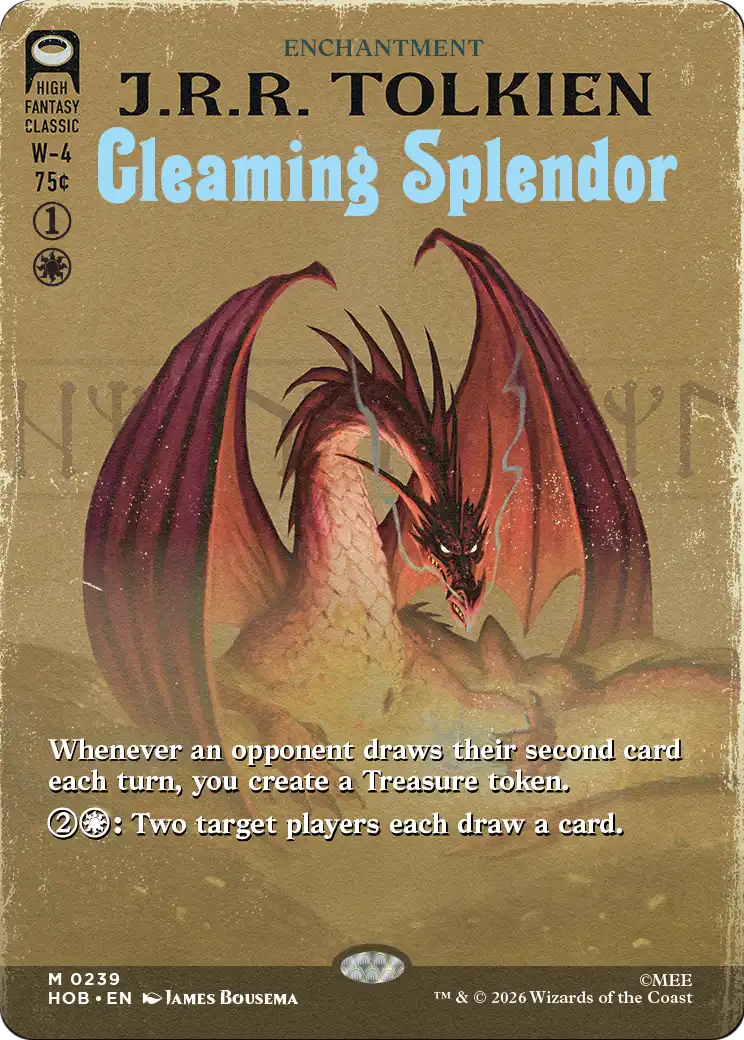 Gleaming Splendor - Mythic Enchantment card from The Hobbit