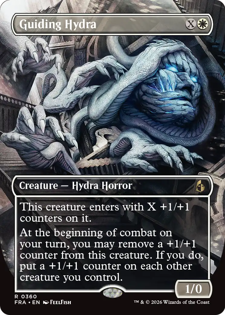 Guiding Hydra - Rare Creature — Hydra Horror card from Reality Fracture