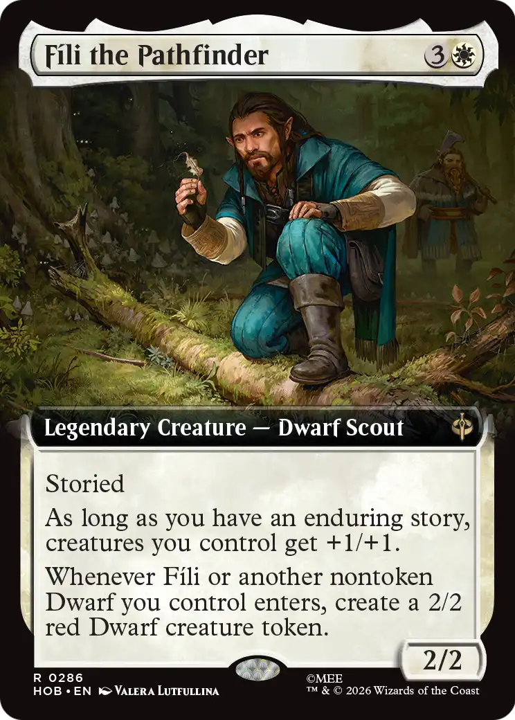 Fíli the Pathfinder - Rare Legendary Creature — Dwarf Scout card from The Hobbit