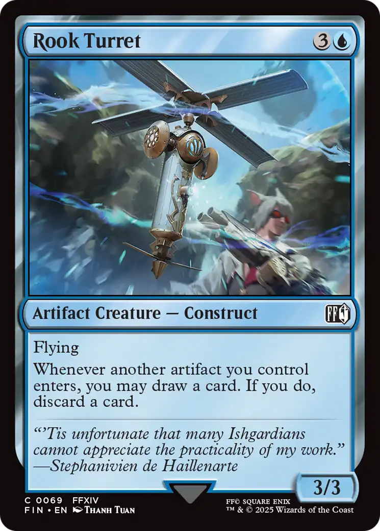 Rook Turret - Common Artifact Creature — Construct card from Final Fantasy