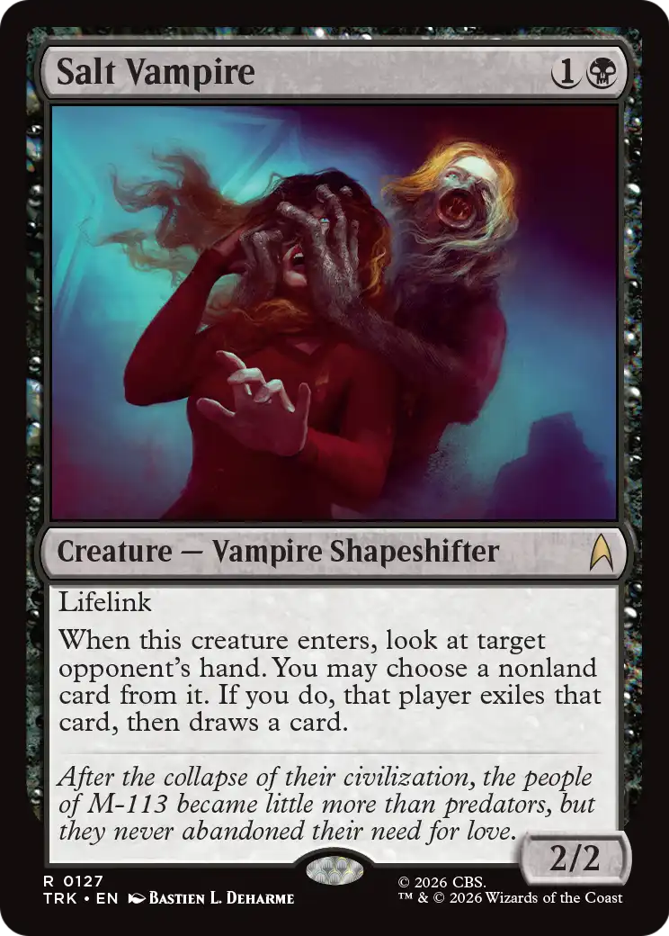 Salt Vampire - Rare Creature — Vampire Shapeshifter card from Star Trek