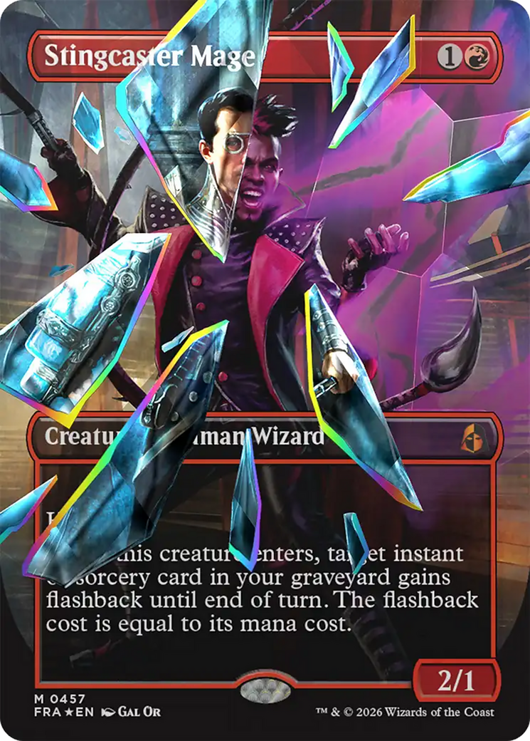 Stingcaster Mage - Mythic Creature — Human Wizard card from Reality Fracture