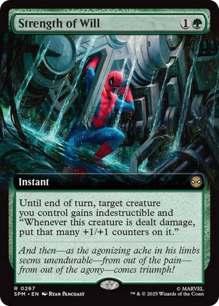 Strength of Will - Rare Instant card from Marvel's Spider-Man