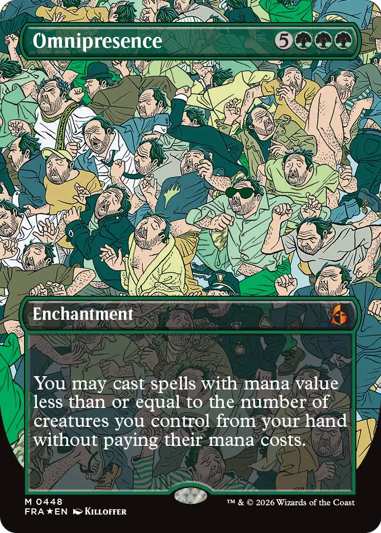 Omnipresence - Mythic Enchantment card from Reality Fracture