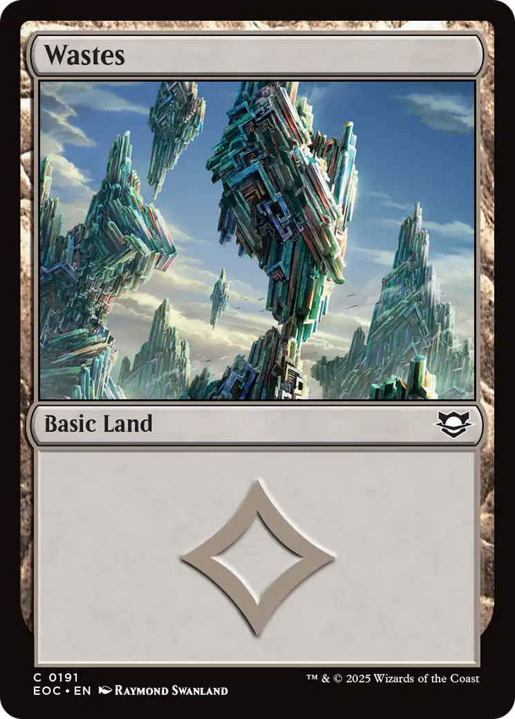 Wastes - Common Basic Land card from Edge of Eternities Commander