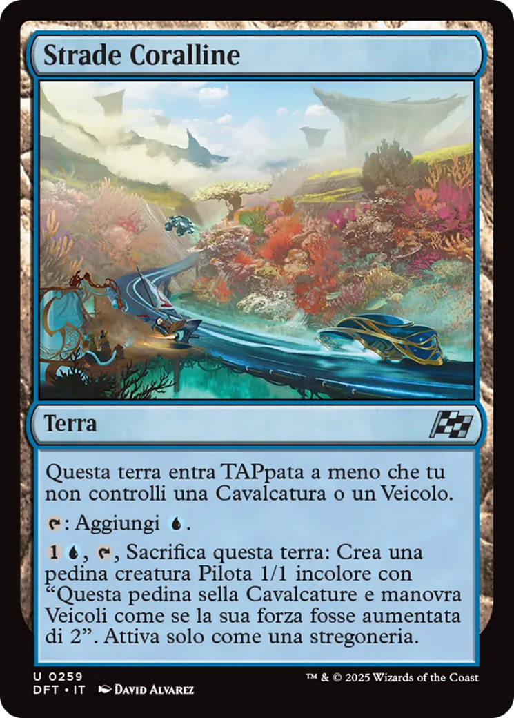Reef Roads - Uncommon Land card from Aetherdrift