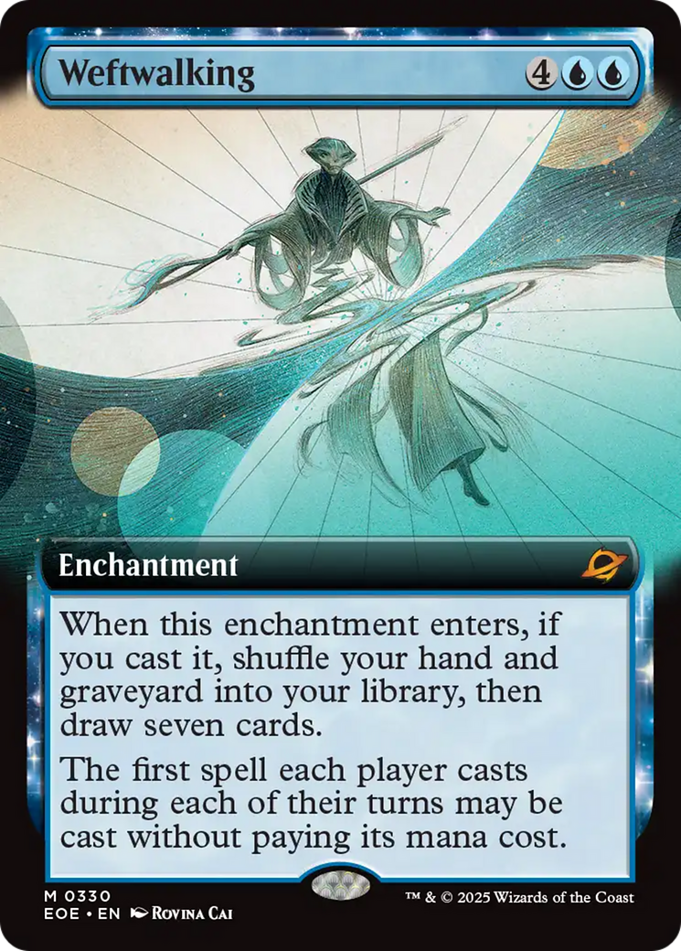Weftwalking - Mythic Enchantment card from Edge of Eternities