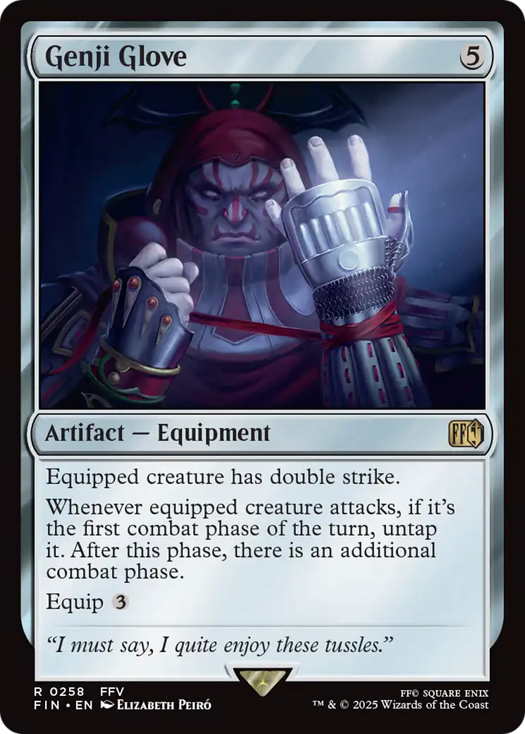 Genji Glove - Rare Artifact — Equipment card from Final Fantasy