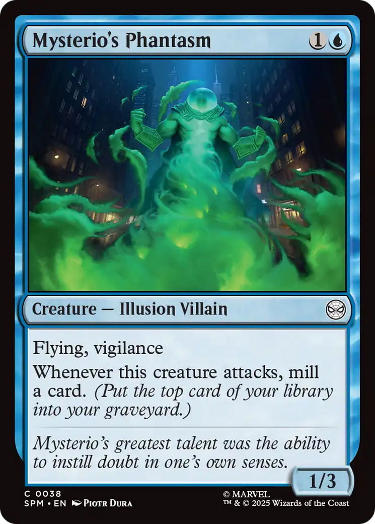 Mysterio's Phantasm - Common Creature — Illusion Villain card from Marvel's Spider-Man