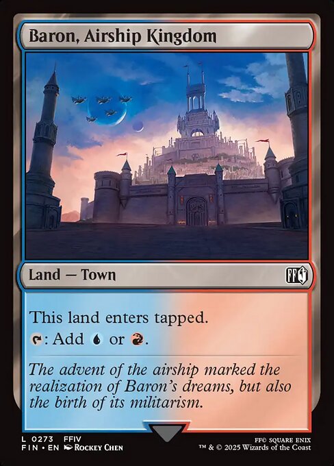 Baron, Airship Kingdom - Common card from Final Fantasy